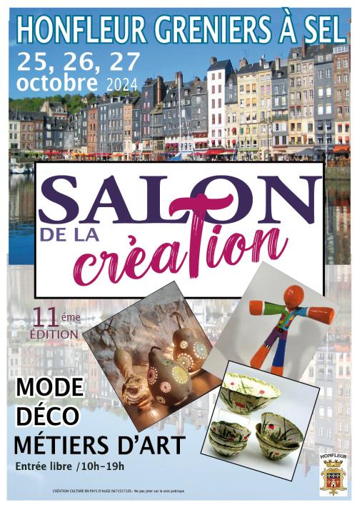 HONFLEUR 25,26,27 Octobre 2024 SALON DE LA CREATION